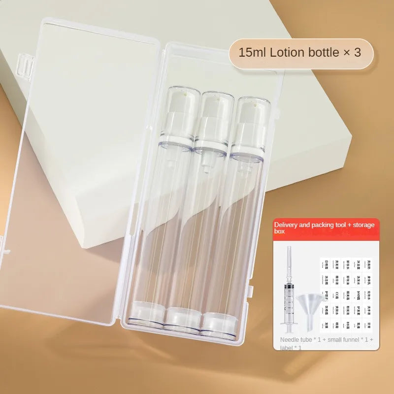 Refillable Cream/Spray Bottle Set