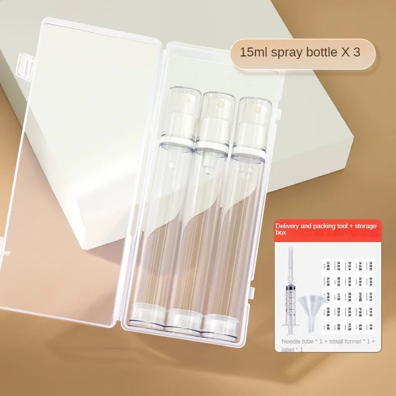 Refillable Cream/Spray Bottle Set