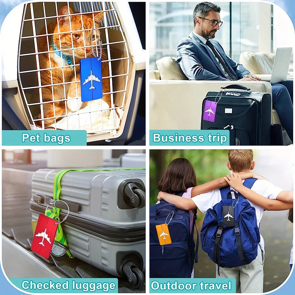 Aluminium Luggage Tags