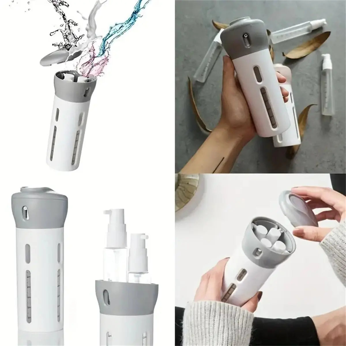 3Pcs 4in1 Refillable Liquid Dispenser