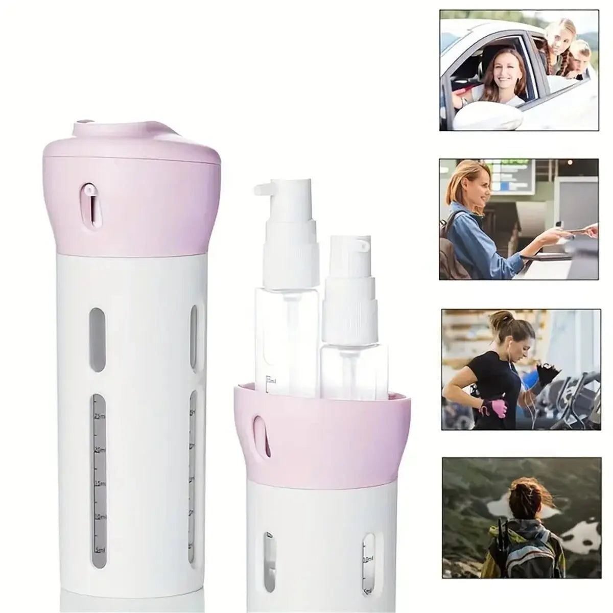 3Pcs 4in1 Refillable Liquid Dispenser