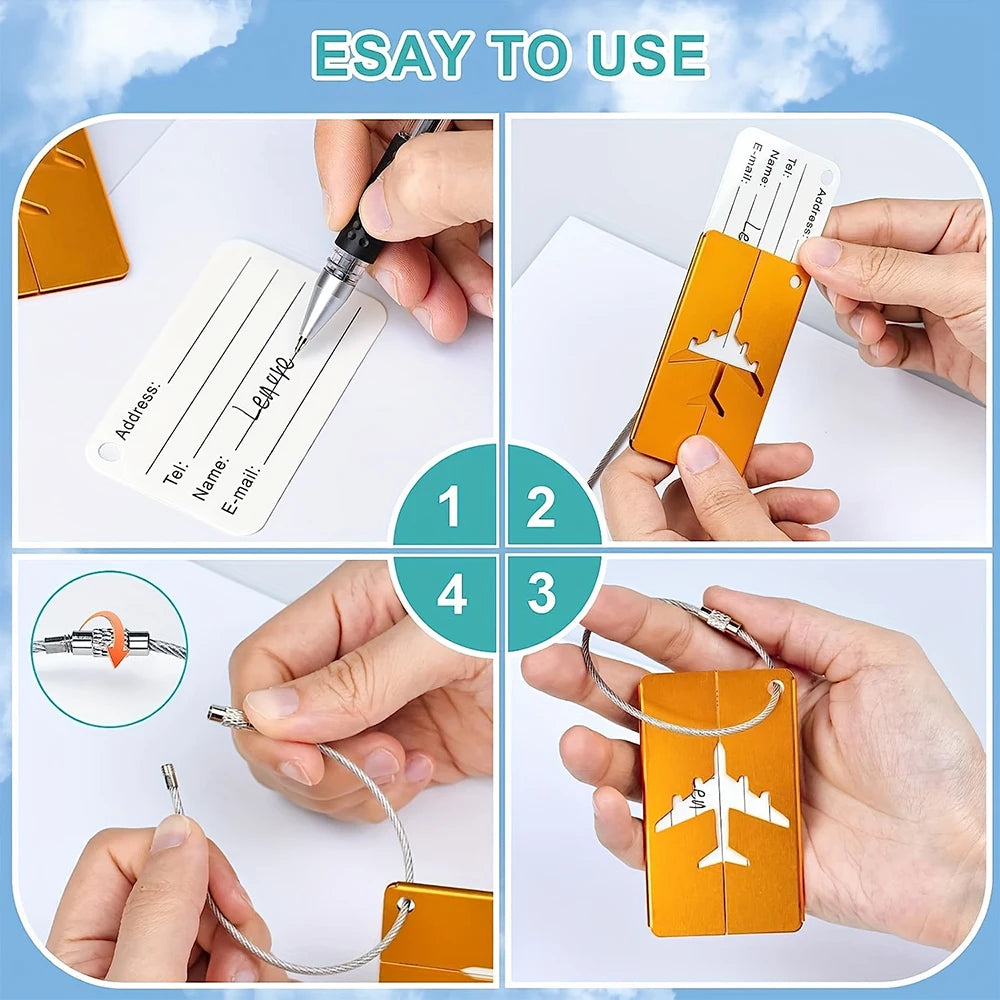 Aluminium Luggage Tags