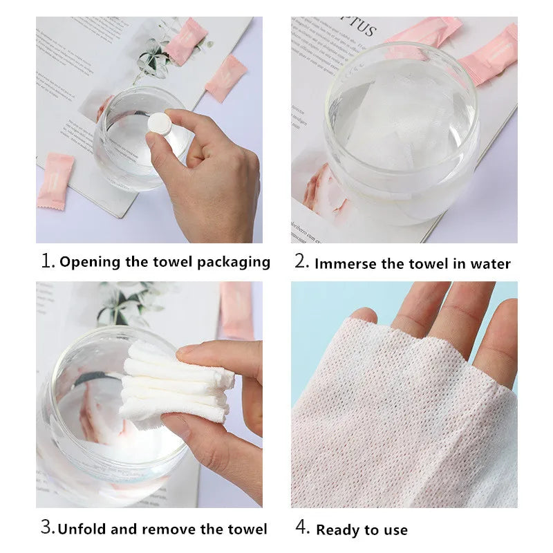 200Pcs Travel Capsule Wipes