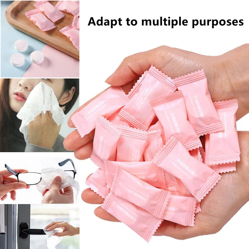 200Pcs Travel Capsule Wipes