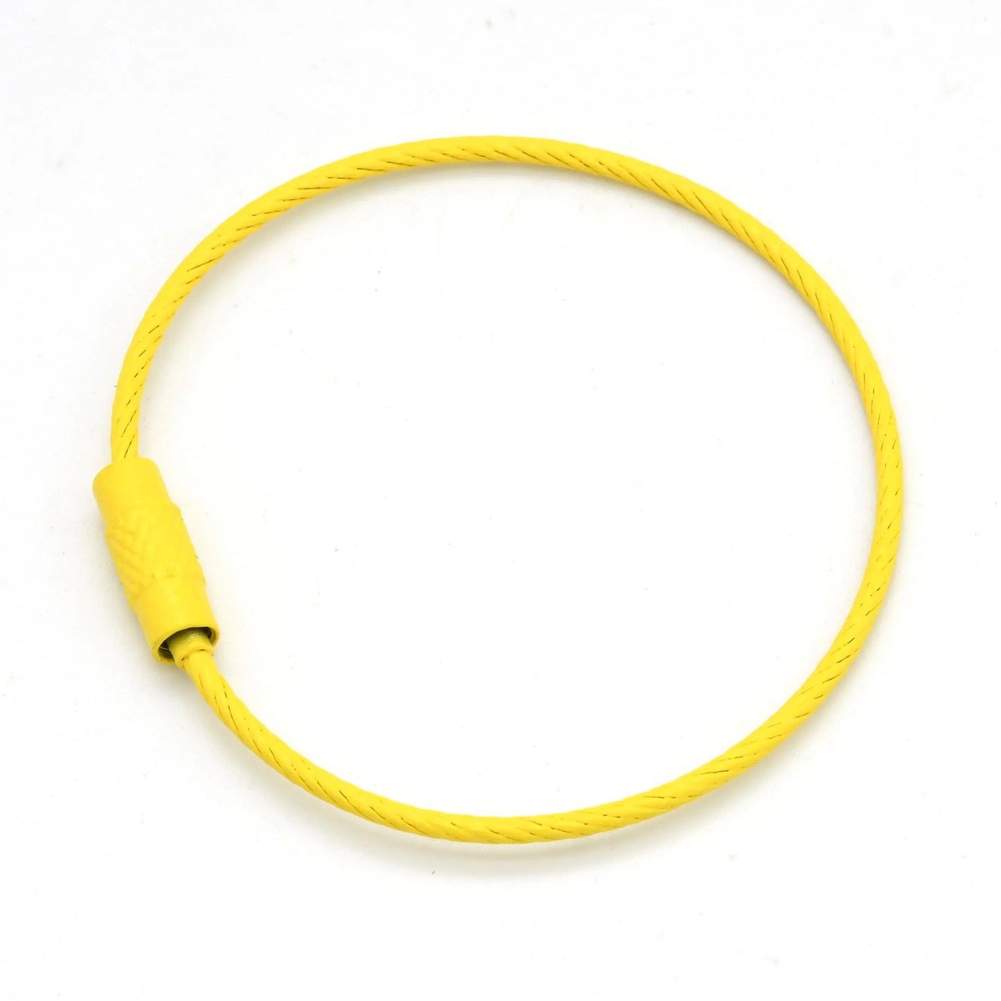 10Pcs Multi Colour Steel Keyrings